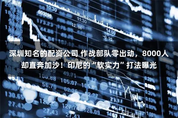 深圳知名的配资公司 作战部队零出动，8000人却直奔加沙！印尼的“软实力”打法曝光